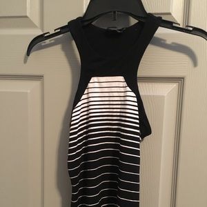 Bebe striped top.